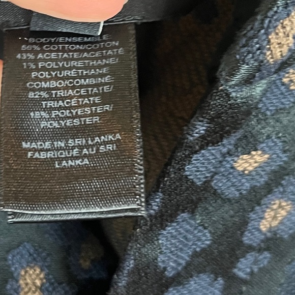 MARC By MARC JACOBS Black Animal Print Tuxedo Stripe Trouser Pants 6 SMALL EUC - Picture 10 of 11